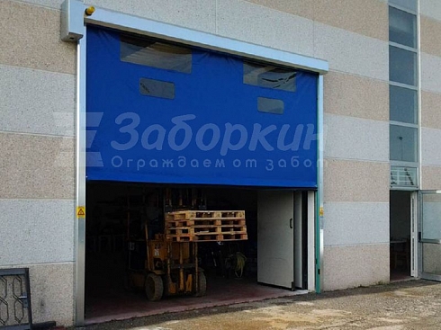 Скоростные рулонные ворота из ПВХ