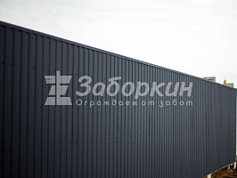 Забор из профлиста RAL 7024