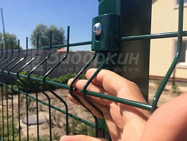 Установка 3Д заборов