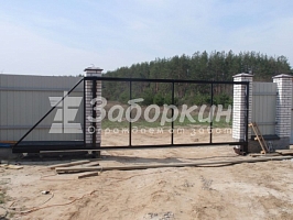 Сборные откатные ворота