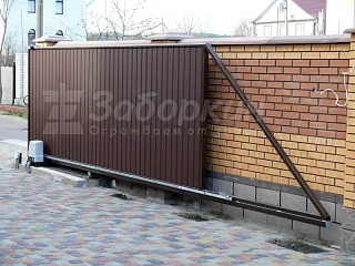 автоматические откатные ворота