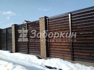 Ограждение из дерева